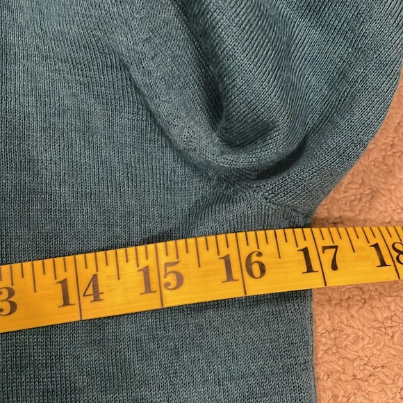 Calvin Klein long sleeve sweater teal wool blend for women size small - Picture 6 of 6